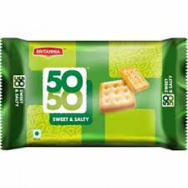 Britannia 50-50 Biscuit 60 Gm